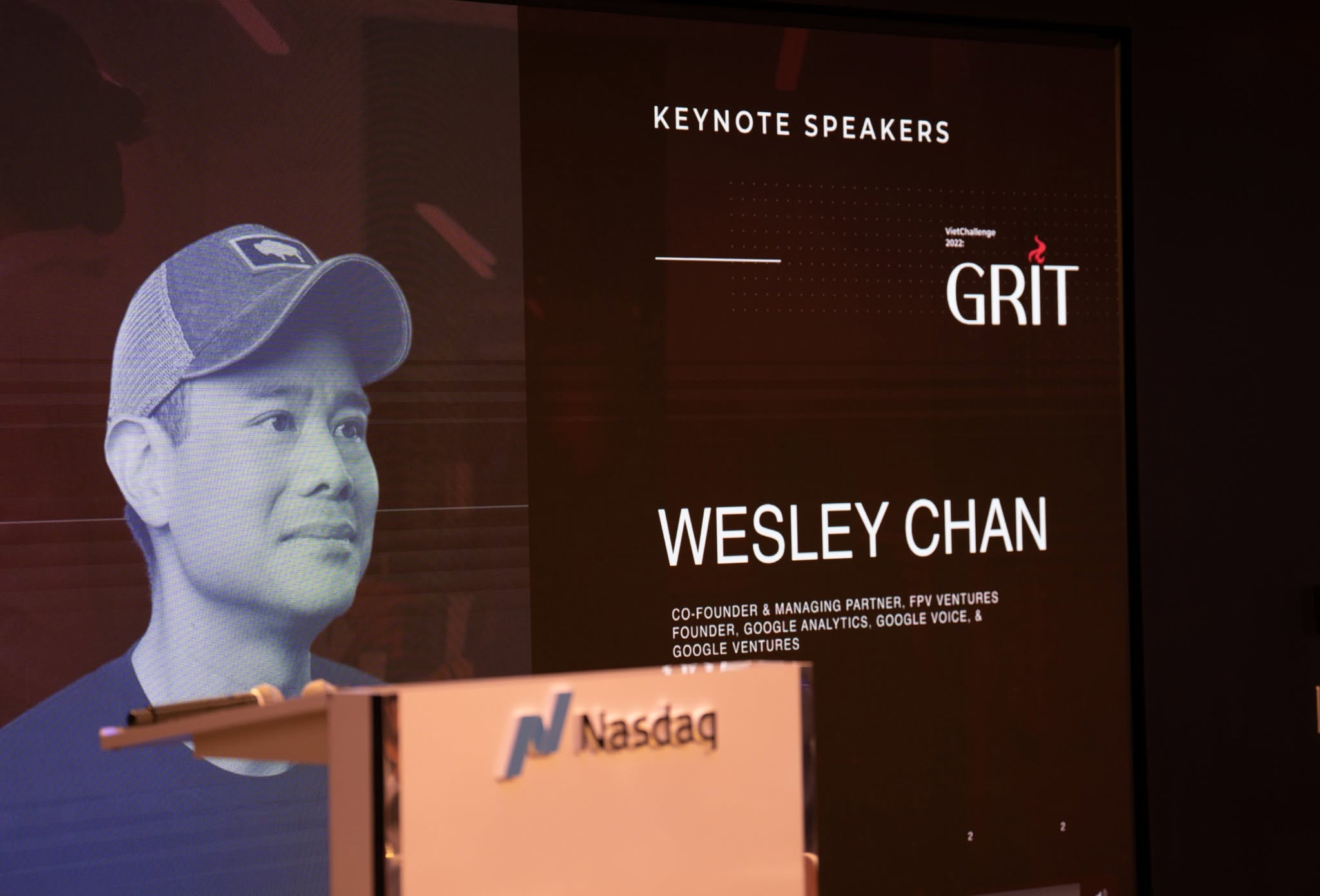 VietChallenge 2023 keynote — Wesley Chan, Co-Founder FPV Ventures at Nasdaq